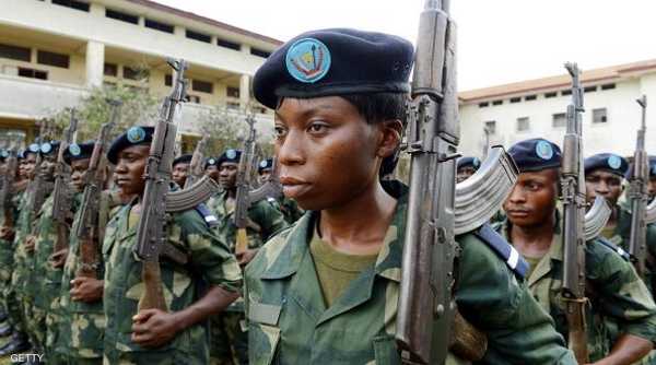عرض عسكري في الكونغو الديمقراطية