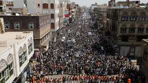 مظاهرات باليمن ضد إلغاء دعم الوقود - أخبار سكاي نيوز عربية
